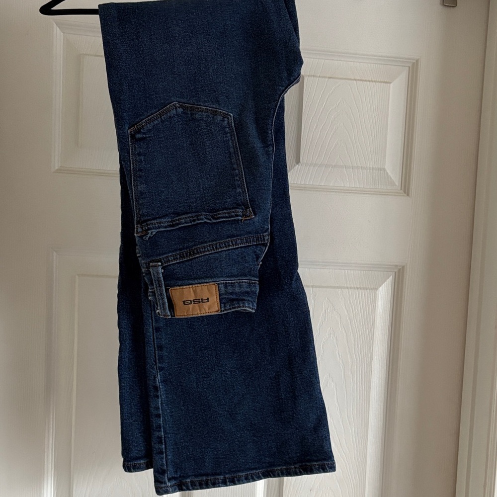 RSQ Dark Blue Flare Jeans